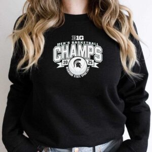 4 Michigan State Spartans 2024 2025 Big 10 Basketball Champions Shirt copy