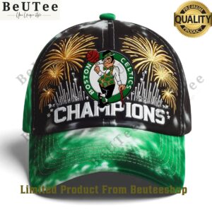 Boston Celtics Fireworks Pattern Champions Classic Cap Lovely smile