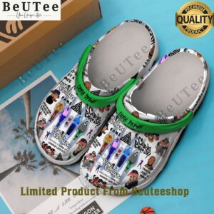 Chris Brown American Singer Symbols White Clogs Nice place and nice picture