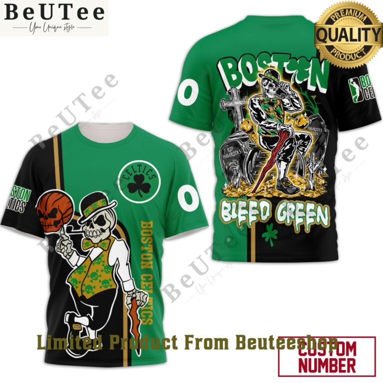 custom number boston celtics bleed green skull 3d t shirt 1 gARY1.jpg