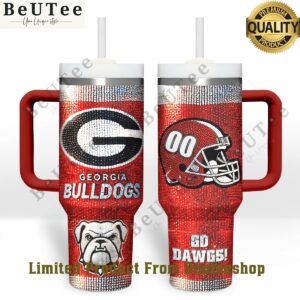 custom number georgia bulldogs go dawgs red ruby tumbler cup 4 wkFwG.jpg