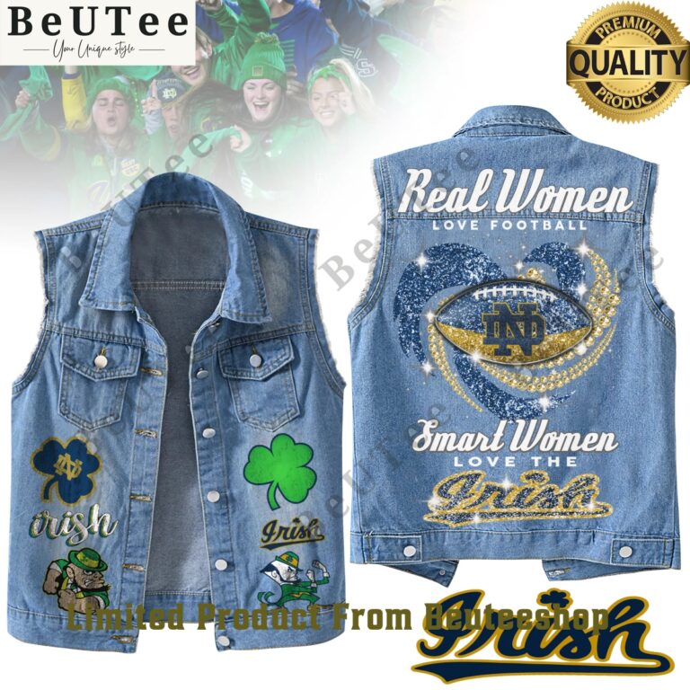 notre dame fighting irish smart women love the irish denim jacket 1 xbBxl.jpg