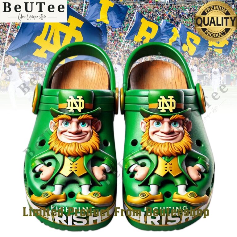 notre dame fighting irish symbol green clogs 1 kC1xM.jpg