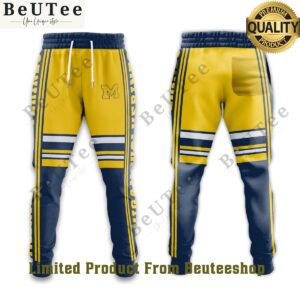 personalized michigan wolverines football yellow hoodie and pants 4 tqWby.jpg