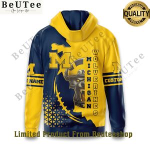 personalized michigan wolverines football yellow hoodie and pants 6 iW2Kg.jpg