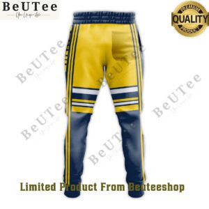personalized michigan wolverines football yellow hoodie and pants 8 huAmR.jpg
