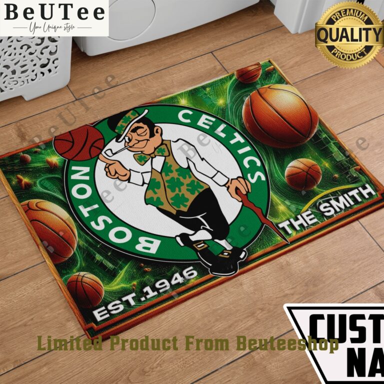 personalized name boston celtics 1946 basketball doormat 1 CxX4O.jpg