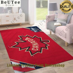 2025 Canada Champions 4 Nations Face Off Rectangular Rug You look lazy