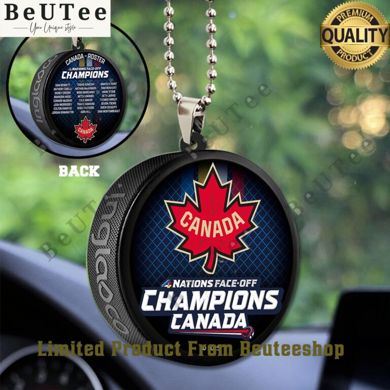 4 nations face off champions canada roster 2025 car ornament 1 5xnXW.jpg