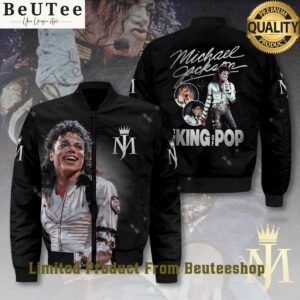 michael jackson the king of pop silver line black bomber jacket 1 DGbkQ.jpg
