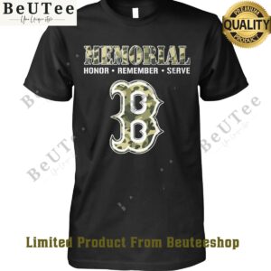 remember serve the sacrifice badge of boston pride red sox memorial honor t shirt 1 6Srwh.jpg