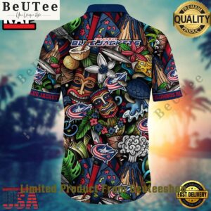 Columbus Blue Jackets NHL Summer Pattern Hawaiian Shirt Wow, cute pie