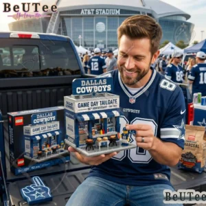 cowboys 66th anniversary game day tailgate building block set.webp