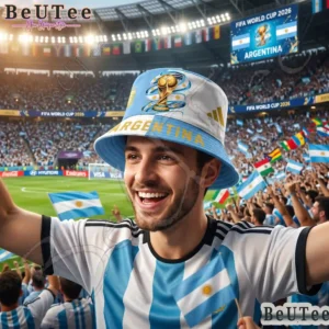 argentina premium world cup 2026 golden trophy bucket hat 2.webp