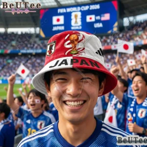 japan premium world cup 2026 golden trophy bucket hat 2.webp