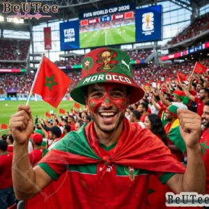 morocco premium world cup 2026 golden trophy bucket hat 2.webp