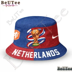 netherlands premium world cup 2026 golden trophy bucket hat.webp