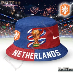 netherlands premium world cup 2026 golden trophy bucket hat 1.webp