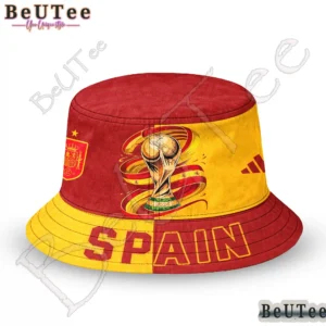 spain premium world cup 2026 golden trophy bucket hat.webp