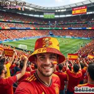 spain premium world cup 2026 golden trophy bucket hat 2.webp