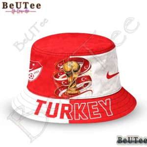turkey premium world cup 2026 golden trophy bucket hat.webp