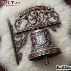 aston villa football club premium 3d wall bell.webp