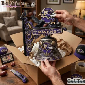 baltimore ravens premium 3d wall bell.webp